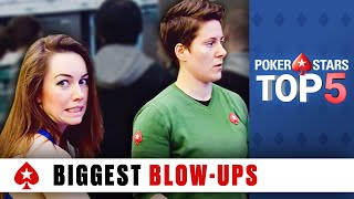 Top 5 Biggest Poker BlowUps ♠️ Poker Top 5 ♠️ PokerStars Global [upl. by Tierney]