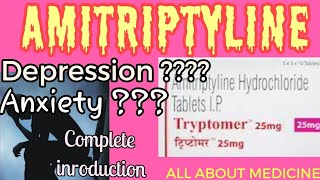 Amitriptyline 10mg  amitriptiline hydrochloride tablets ip  typtomer 10 mg in hindi [upl. by Aznofla506]