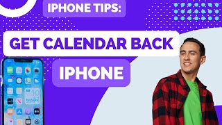 How to Get the Calendar App Back on iPhone [upl. by Nnoved]