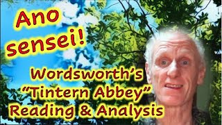 🧑‍🎓quotTintern Abbeyquot by William Wordsworth 1 lines 122 READING AND ANALYSIS 👀 [upl. by Britni604]