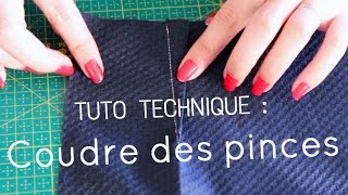 Tuto couture  Coudre une pince [upl. by Ayanaj]