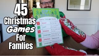 45 Christmas Games For Families  Christmas Party Games EVERYONE WILL PLAY [upl. by Suirrad]