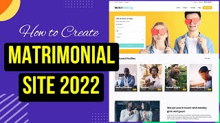 How to Make a Matrimonial Website like Shaadicom with WordPress amp PremiumPress Dating Theme 2022 [upl. by Earej]