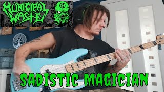 Municipal Waste  quotSadistic Magicianquot Bass Cover [upl. by Marge]