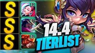 BEST TFT Comps for Patch 144  Teamfight Tactics Guide  Tier List [upl. by Sashenka]