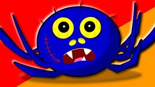 Incy Wincy Spider  Scary Rhymes  Nursery Rhymes  Kids Songs [upl. by Saraann]