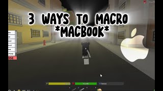 3 WAYS TO MACRO IN DAHOOD MACBOOK [upl. by Eelloh719]