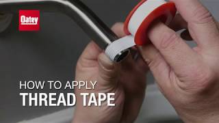 How to Use White Thread Seal Tape [upl. by Arnaldo320]