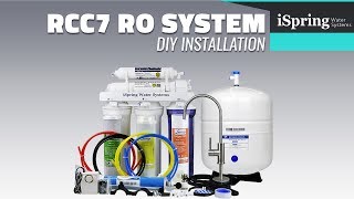 Installation  iSpring RCC7 Reverse Osmosis Water Filter System [upl. by Lareena]