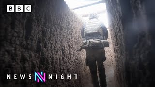 Inside Ukraine’s war frontlines against Russia in Donbas  BBC Newsnight [upl. by Enaek]