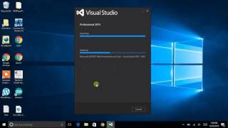 How to download and install Visual Studio 2015 Professional [upl. by Atteuqnas183]