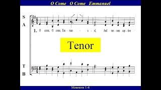 O Come O Come Emmanuel  Tenor [upl. by Newmann92]