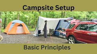 Campsite Setup  Basic Principles [upl. by Alpers]