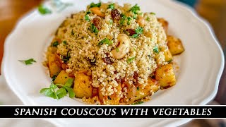 The BEST Couscous you will EVER Taste  Spanish Couscous Recipe [upl. by Ellemaj]