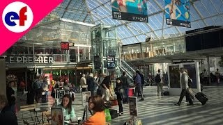 Gare De Lyon Train Terminal in Paris  Explore France [upl. by Lunt]