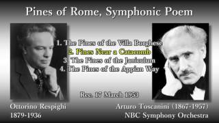 Respighi Pines of Rome Toscanini amp NBCso 1953 レスピーギ ローマの松 トスカニーニ [upl. by Nerhe]