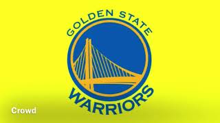 NBA Arena Sounds Golden State Warriors Defense Chant Organ No Crowd Version and Crowd Version [upl. by Bernette458]