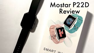 Motast P22D Smartwatch Unboxing and Review – Good Budget Smartwatch [upl. by Dnaltruoc]