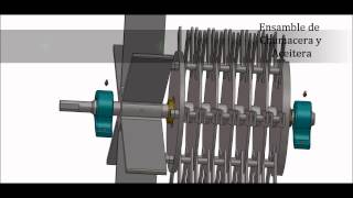 Maquina Trituradora SolidWorks 2010 [upl. by Sibley562]