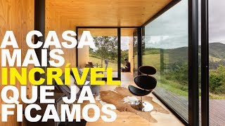 ARQUITETURA MINIMALISTA  CASA DE VIDRO NAS MONTANHAS É A MAIS LINDA QUE JÁ FICAMOS [upl. by Alboran]