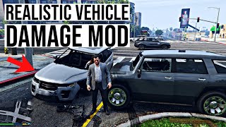 HOW TO INSTALL REALISTIC VEHICLE DAMAGE MOD GTA 5  Realistic vehicle damage in GTA 5  PC MOD [upl. by Jenica]