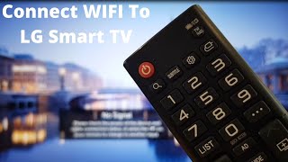 Enable WIFI On LG Smart TV How To Connect To WIFI 2021 [upl. by Vaasta]