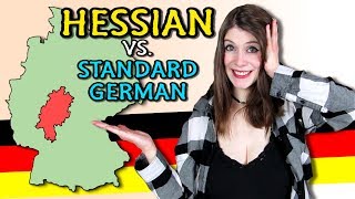 HESSIAN vs STANDARD GERMAN  Me speaking Hessian [upl. by Ddene]