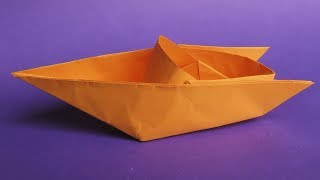 Como hacer un Barco de Papel Fácil ORIGAMI  How to Make a Paper Ship [upl. by Legyn]