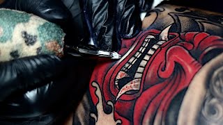 Samurai Tattoo Time Lapse [upl. by Dviad207]