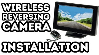 SCA WIRELESS REVERSING CAMERA INSTALL  How to guide [upl. by Jolenta114]