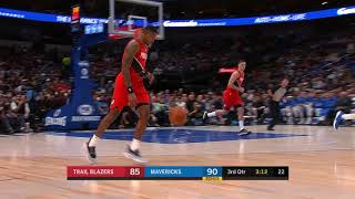 Kent Bazemore Full Play 102719 Portland Trail Blazers vs Dallas Mavericks  Smart Highlights [upl. by Catherine]