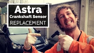 Astra Crank Sensor Replacement Easy DIY Tutorial [upl. by Anahsat977]