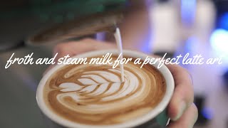 How to Froth Milk for A Perfect Latte Art Tips and Tricks For Beginners [upl. by Benedetta]