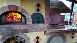 Costruzione Forno a Legna e Barbecue dell Etna [upl. by Akinajnat]