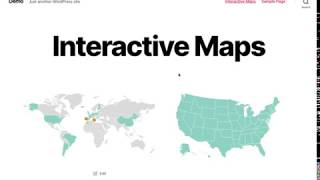 Creating a Free Interactive Map on WordPress with Interactive Geo Maps Plugin [upl. by Havard]