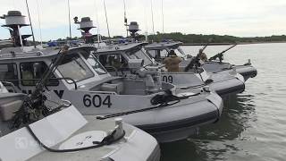 US Navy Patrol Boats Coastal Riverine Squadron Four [upl. by Imailiv]