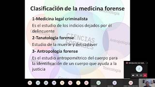 Introducción a la medicina forense [upl. by Efar226]