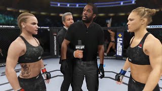 UFC 4  Ronda Rousey vs Valentina Shevchenko  Girl Fights [upl. by Hareenum]