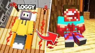 LOGGY YOU SLEEP YOU DIE  MINECRAFT [upl. by Llewkcor]