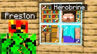 Whats inside HEROBRINEs Minecraft House [upl. by Ahsima668]