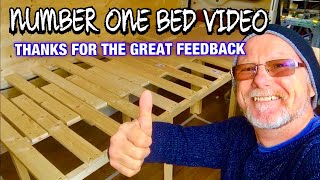 how to build a pull out bed in a campervan  RV [upl. by Jory281]