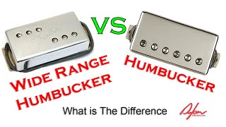 Wide Range Humbucker VS PAF Humbucker [upl. by Enyal]