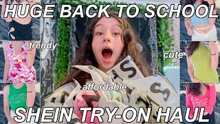 HUGE TRENDY BACK TO SCHOOL SHEIN TRYON HAUL 2021 [upl. by Eda728]