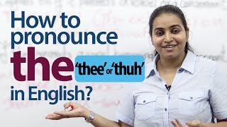 How to Pronounce quotthequot in English  English Pronunciation amp Grammar lesson [upl. by Adyht]