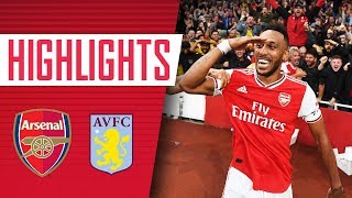 A DRAMATIC VICTORY  Arsenal 32 Aston Villa  Goals amp highlights [upl. by Naerol]