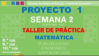 Taller página 12 y 13 9no EGB matemática operaciones con racionales [upl. by Olrak]