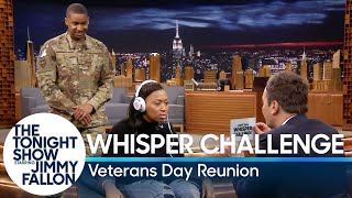 Whisper Challenge Veterans Day Reunion Surprise [upl. by Alita]