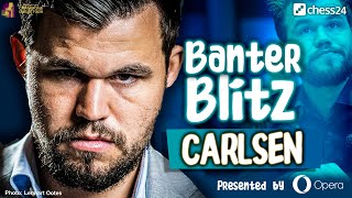 Banter Blitz with Magnus Carlsen [upl. by Raffo902]