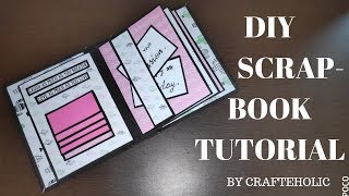 scrapbook for beginners  scrapbook tutorial  how to make a scrapbook  scrabook for birthday [upl. by Nadaha]