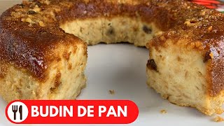 🇵🇪 BUDIN DE PAN CASERO  SUPER FACIL Y DELICIOSO [upl. by Eedrahc]